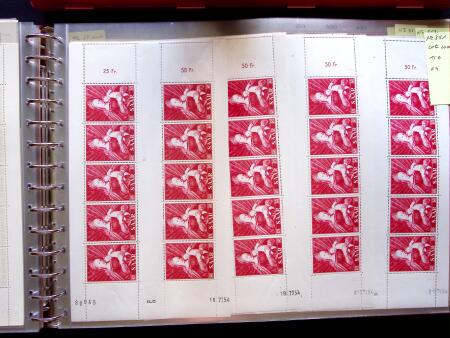 1949-59, SAARLAND issues, selection of over 90 sheets
