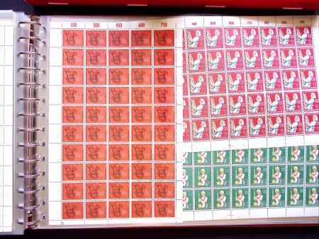 1949-59, SAARLAND issues, selection of over 90 sheets
