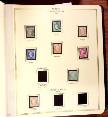 1849-1939, Collection en un album Présidence, neuve