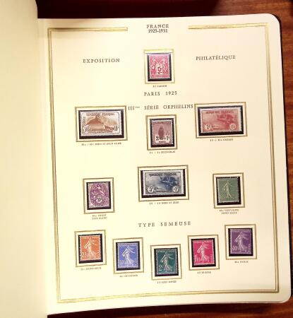 1849-1939, Collection en un album Présidence, neuve