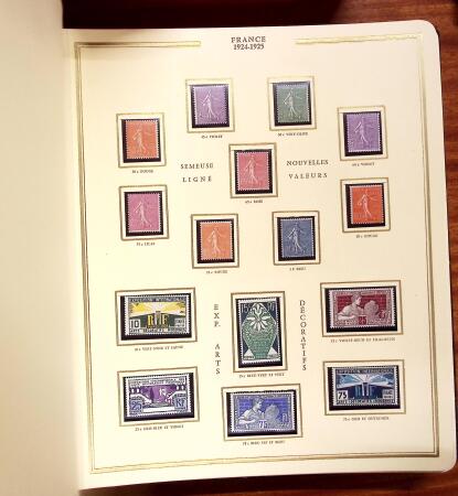 1849-1939, Collection en un album Présidence, neuve