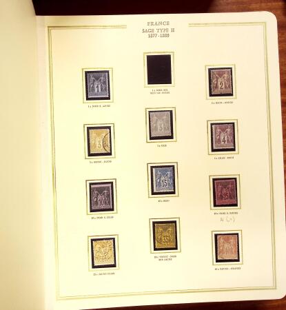 1849-1939, Collection en un album Présidence, neuve