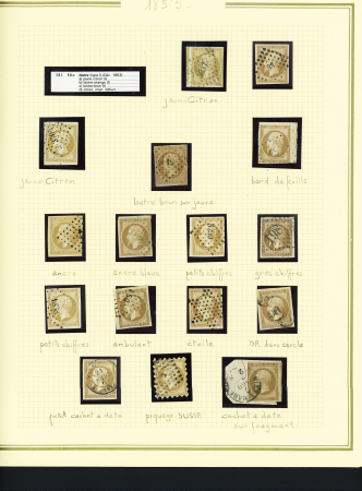 1849-1899, Solide collection en album Présidence avec