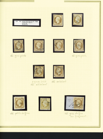 1849-1899, Solide collection en album Présidence avec
