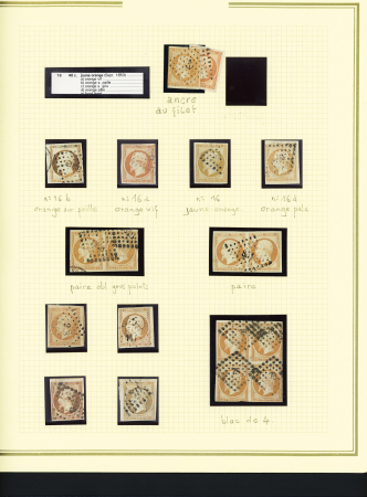 1849-1899, Solide collection en album Présidence avec