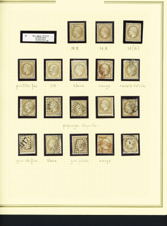 1849-1899, Solide collection en album Présidence avec