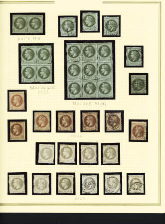 1849-1899, Solide collection en album Présidence avec