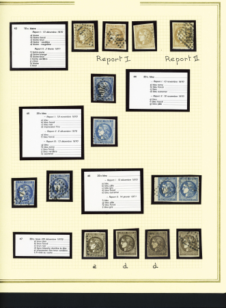 1849-1899, Solide collection en album Présidence avec