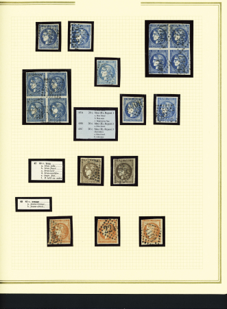 1849-1899, Solide collection en album Présidence avec