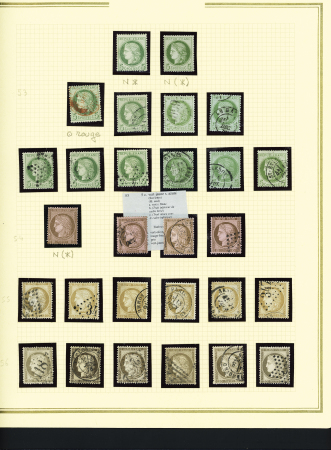 1849-1899, Solide collection en album Présidence avec