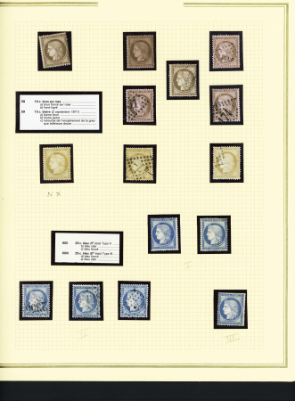 1849-1899, Solide collection en album Présidence avec