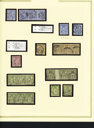 1849-1899, Solide collection en album Présidence avec