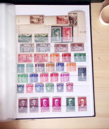 1849-1976, Collection de France obl. et neuf, dont