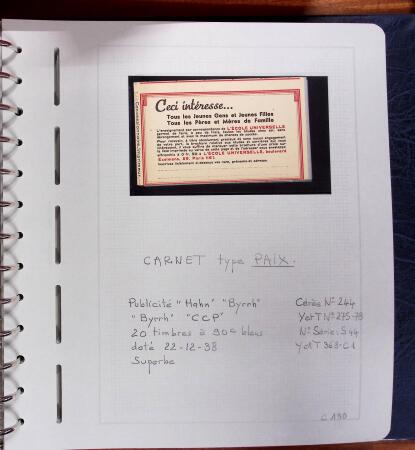 1922-1993, Collection en 2 albums Leuchtturm de carnets