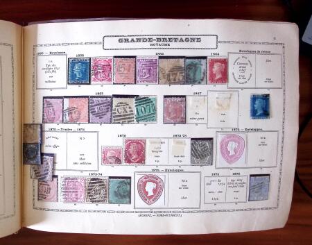 1840-1899, Old-time all-world collection in an old