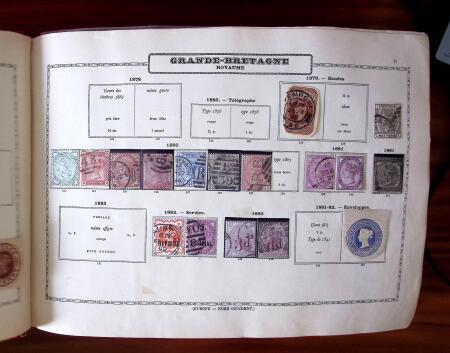 1840-1899, Old-time all-world collection in an old