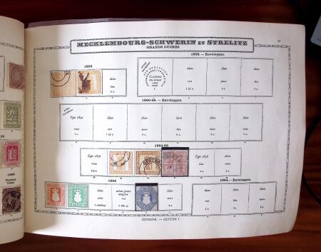1840-1899, Old-time all-world collection in an old