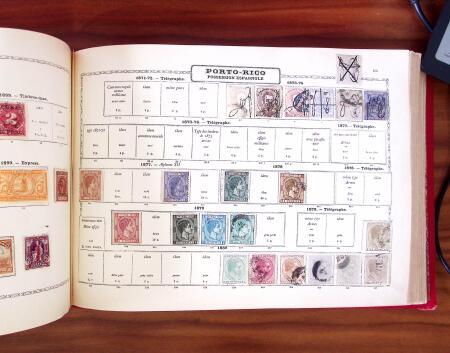 1840-1899, Old-time all-world collection in an old
