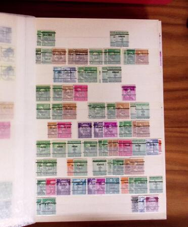 1922-1976, Collection de timbres préoblitérés américains