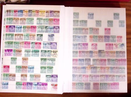 1922-1976, Collection de timbres préoblitérés américains
