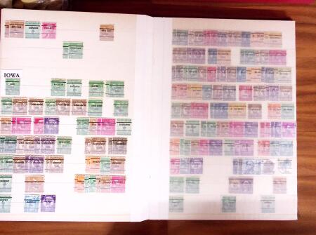 1922-1976, Collection de timbres préoblitérés américains