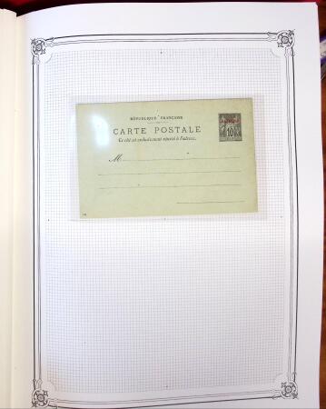 1892-1945, Belle collection d'entiers postaux des colonies