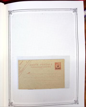 1892-1945, Belle collection d'entiers postaux des colonies