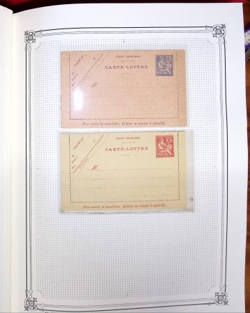1892-1945, Belle collection d'entiers postaux des colonies