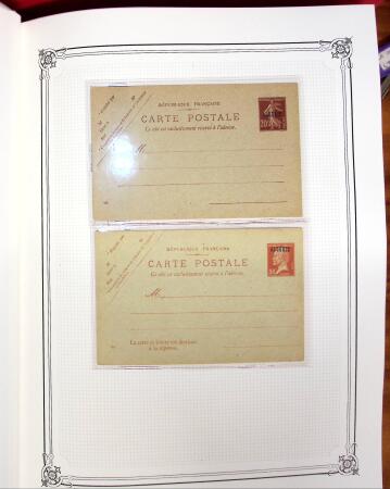 1892-1945, Belle collection d'entiers postaux des colonies