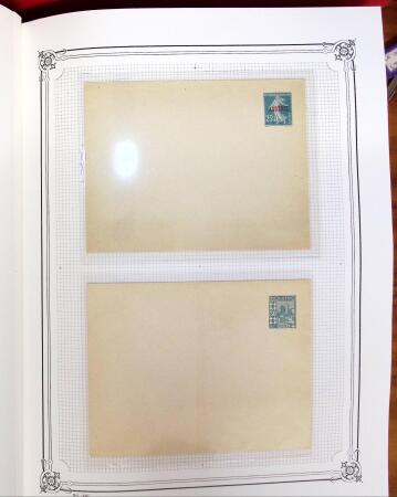 1892-1945, Belle collection d'entiers postaux des colonies