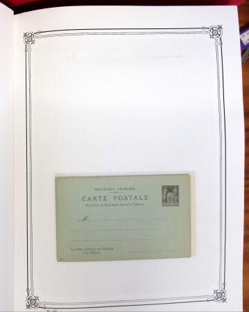 1892-1945, Belle collection d'entiers postaux des colonies