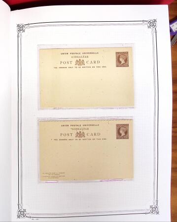 1892-1945, Belle collection d'entiers postaux des colonies