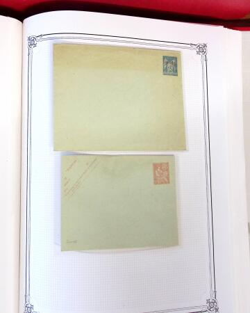 1892-1945, Belle collection d'entiers postaux des colonies