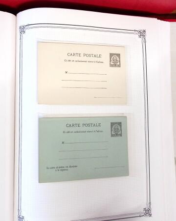 1892-1945, Belle collection d'entiers postaux des colonies