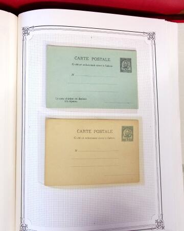 1892-1945, Belle collection d'entiers postaux des colonies
