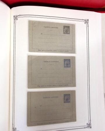 1892-1945, Belle collection d'entiers postaux des colonies
