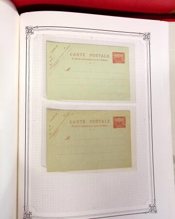 1892-1945, Belle collection d'entiers postaux des colonies