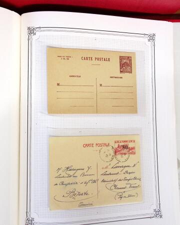 1892-1945, Belle collection d'entiers postaux des colonies