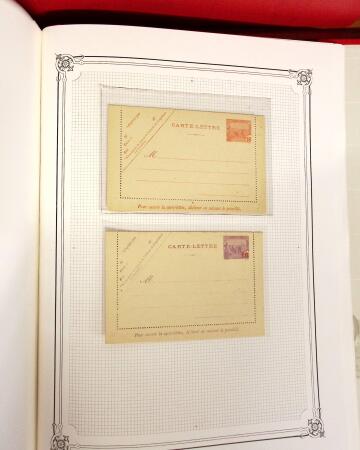 1892-1945, Belle collection d'entiers postaux des colonies