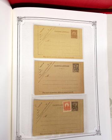1892-1945, Belle collection d'entiers postaux des colonies