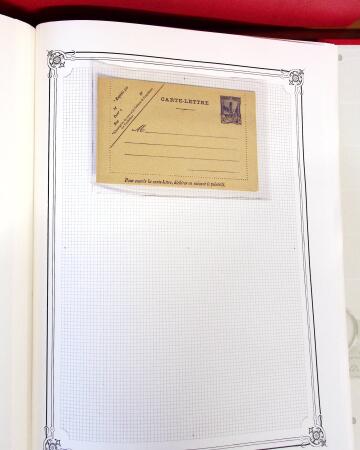 1892-1945, Belle collection d'entiers postaux des colonies