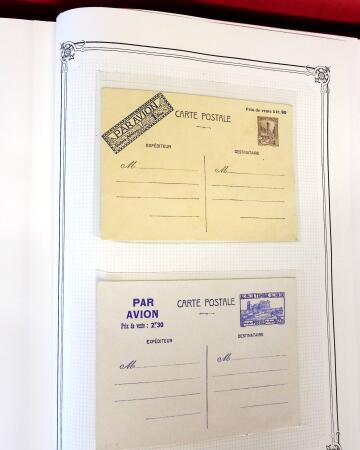 1892-1945, Belle collection d'entiers postaux des colonies