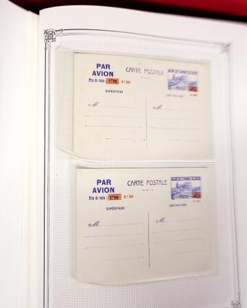 1892-1945, Belle collection d'entiers postaux des colonies
