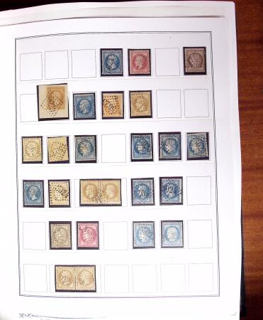 1837-1880, Solide collection de lettres classées par
