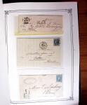 1837-1880, Solide collection de lettres classées par