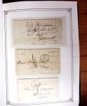 1837-1880, Solide collection de lettres classées par