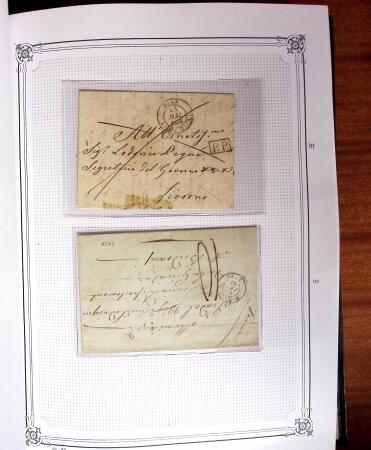 1837-1880, Solide collection de lettres classées par