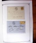 1837-1880, Solide collection de lettres classées par