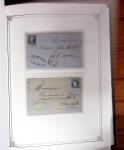 1837-1880, Solide collection de lettres classées par