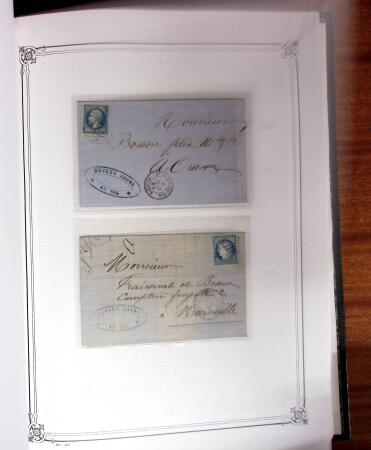 1837-1880, Solide collection de lettres classées par